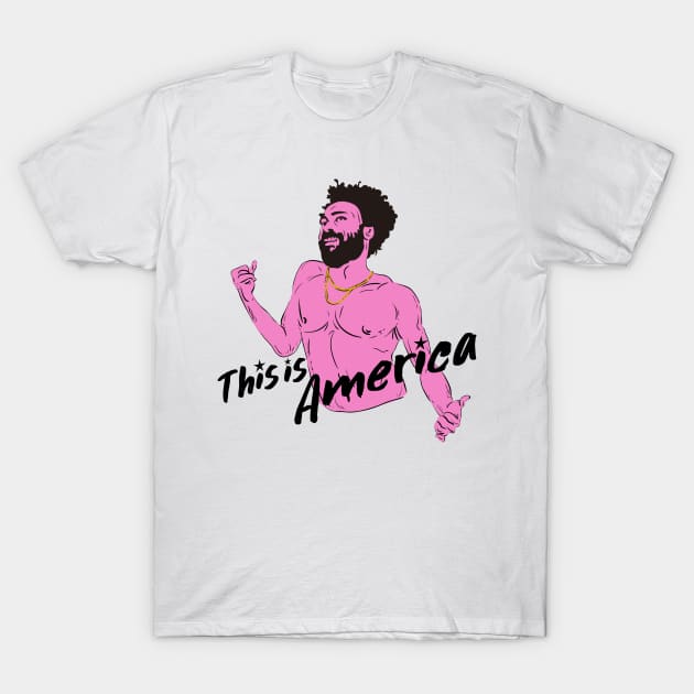 Childish Gambino -This is America Retro hiphop T-Shirt by daizzy